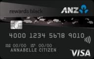 ANZ Rewards Black Credit Card — issuer card artwork
