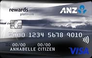 ANZ Rewards Platinum Credit Card — issuer card artwork
